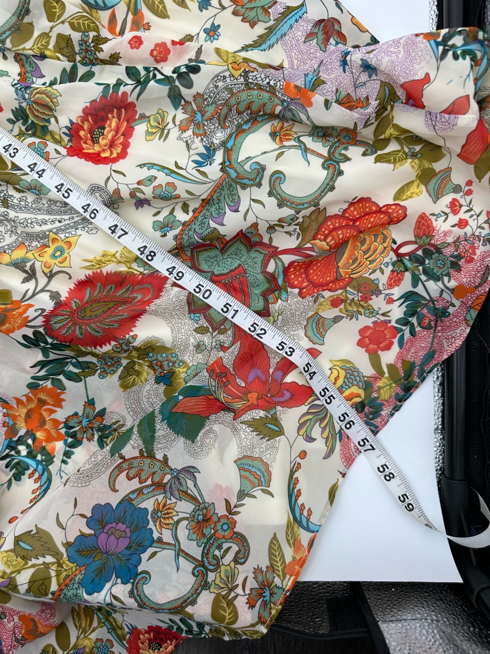 Lulus Lila Cream Floral Print Maxi Dress Size L - Picture 12 of 13